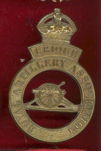 Royal Artillery Association pouch belt badge.