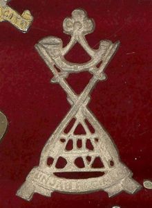 Indian Army. 2nd Bn 15th Punjab Regiment head-dress badge