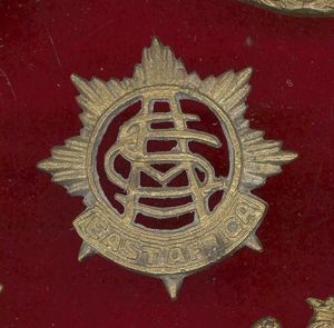 East Africa Army Service Corps WW2 cap badge