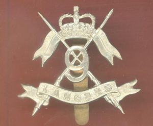 9th Queen's Royal Lancers EIIR OR's cap badge