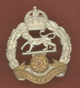 Royal Hampshire Regiment OR's cap badge