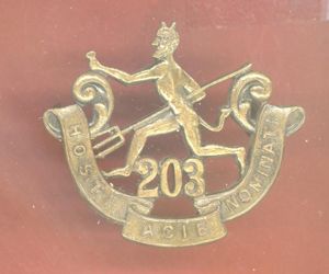 Canadian 203rd Winnipeg Rifles, Little Black Devils Bn. WW1 CEF …
