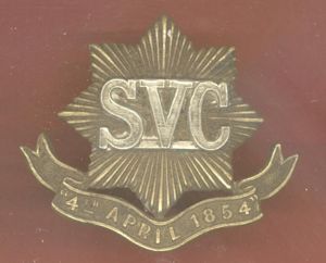 Shanghai Volunteers Corps Officer's cap badge