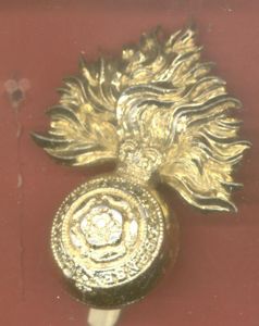Royal Fusiliers (City of London Regiment) staybright cap badge