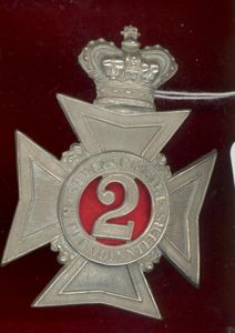 2nd Somerset Rifle Volunteers Victorian helmet plate