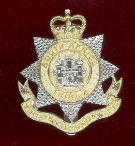 23rd County of London Regt staybright cap badge
