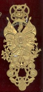 Georgian Bandmaster's cocked hat gilt ornament circa 1816-37 believed for …