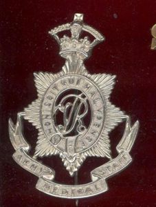 Army Medical Staff Victorian Officer's Mess Servant's pagri badge