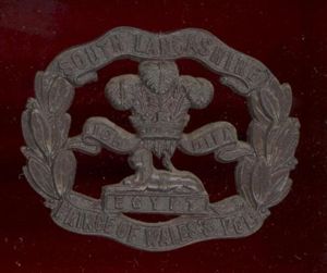 South Lancashire Regt. Prince of Wales Vols Officer's OSD cap …