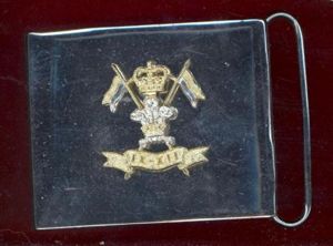 IX / XII L 9th/12th Royal Lancers Troopers waist belt …