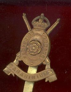 Hampshire Yeomanry Carabiniers OR's cap badge