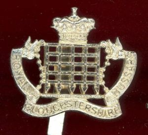 Royal Glocestershire Hussars staybright cap badge