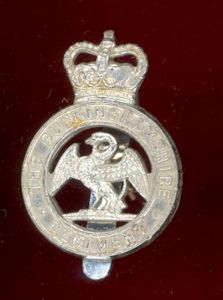 The Buckinghamshire Regiment staybright cap badge