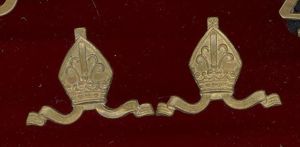 Chigwell School O.T.C. collar badges