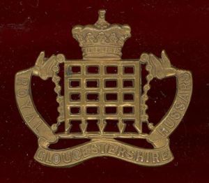 Royal Gloucestershire Hussars Yeomanry OR's cap badge