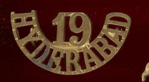 Indian Army 19 / HYDERABAD shoulder title