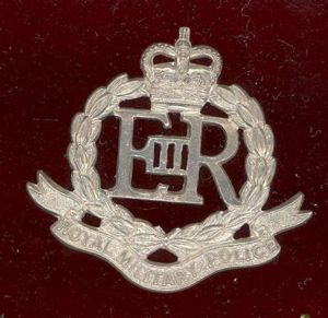 Royal Military Police Officers dress cap badge
