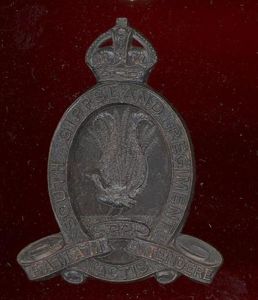 Australian 22nd Infantry Battalion ,South Gippsland Regiment slouch hat badge