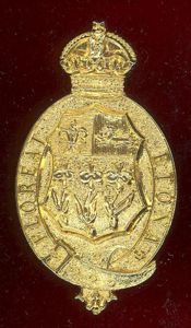 Eton College OTC King's Crown cap badge