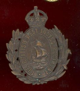 The British West Indies Regiment WW1 Officer's OSD cap badge