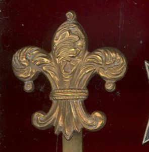 7th (Ardwick) Bn. Manchester Regiment WW1 Or's cap badge