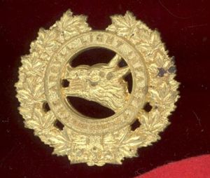 Canadian Argyll Light Infantry WW2 cap badge