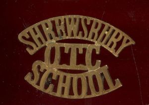 SHREWSBURY / OTC / SCHOOL shoulder title