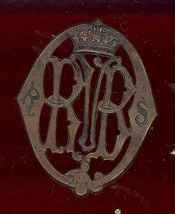Scottish Queen's Rifle Volunteer Brigade Victorian O/R's glengarry badge