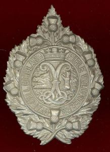 Scottish 1st Argyll Highland Rifle Volunteers OR's glengarry badge