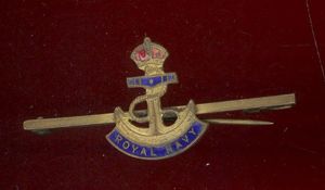 Royal Navy WW2 tie bar