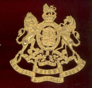Royal Engineers Victorian Officer's sketching case badge