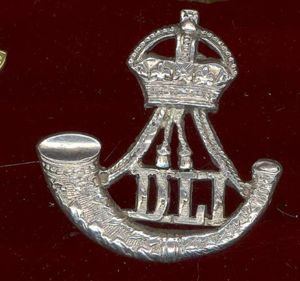 Durham Light Infantry Officer?s cap badge