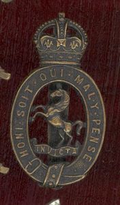Royal East Kent Yeomanry OR's cap badge