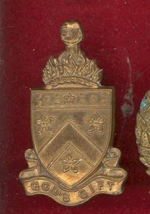 Alleyn's School, London O.T.C. cap badge