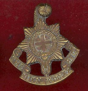Royal Sussex Regiment Officer's OSD badge