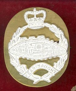 Royal Tank Regiment Officer's beret badge
