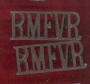 RMFVR Royal Marines Forces Volunteer Reserve shoulder titles