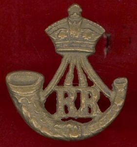 Indian Army Rajput Rifle's Victorian cap badge