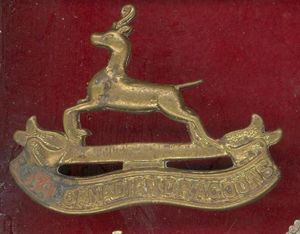 Royal Canadian Dragoons cap badge