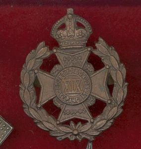19th Bn. London Regiment (St. Pancras) Officer's OSD cap badge
