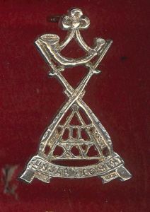Indian Army. 2nd Bn 15th Punjab Regiment Officer's head-dress badge