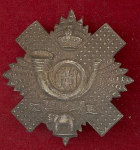 Scottish Highland Light Infantry Victorian shako/glengarry badge