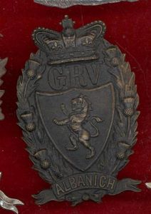 Scottish Galloway Rifle Volunteers Victorian OR's glengarry badge