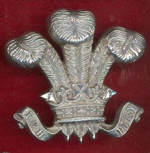 3rd Prince of Wales Dragoon Guards hallmarked silver NCO's arm …