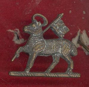 Queen's Royal Regiment (West Surrey) Officer's OSD field service cap …