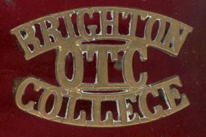 BRIGHTON / OTC / COLLEGE shoulder title