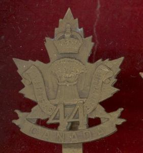 Canadian 44th Brandon Bn. WW1 CEF cap badge