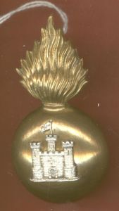Royal Inniskilling Fusiliers Victorian Irish NCO's glengarry badge
