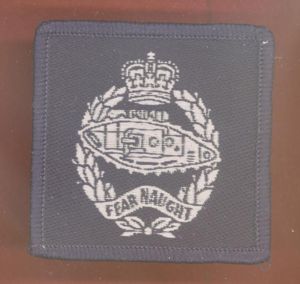 Royal Tank Regiment Or's cloth beret badge