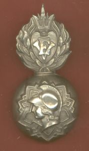 1st Middlesex Engineer Volunteers Victorian Busby Grenade